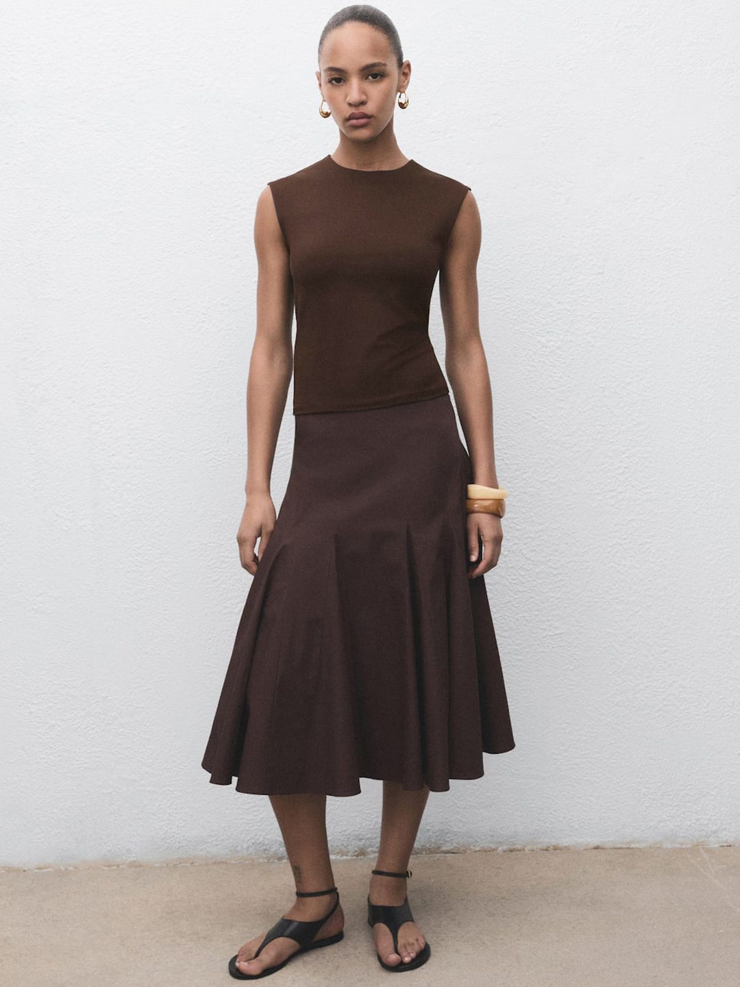 MANGO MANGO Sleeveless Fitted Top