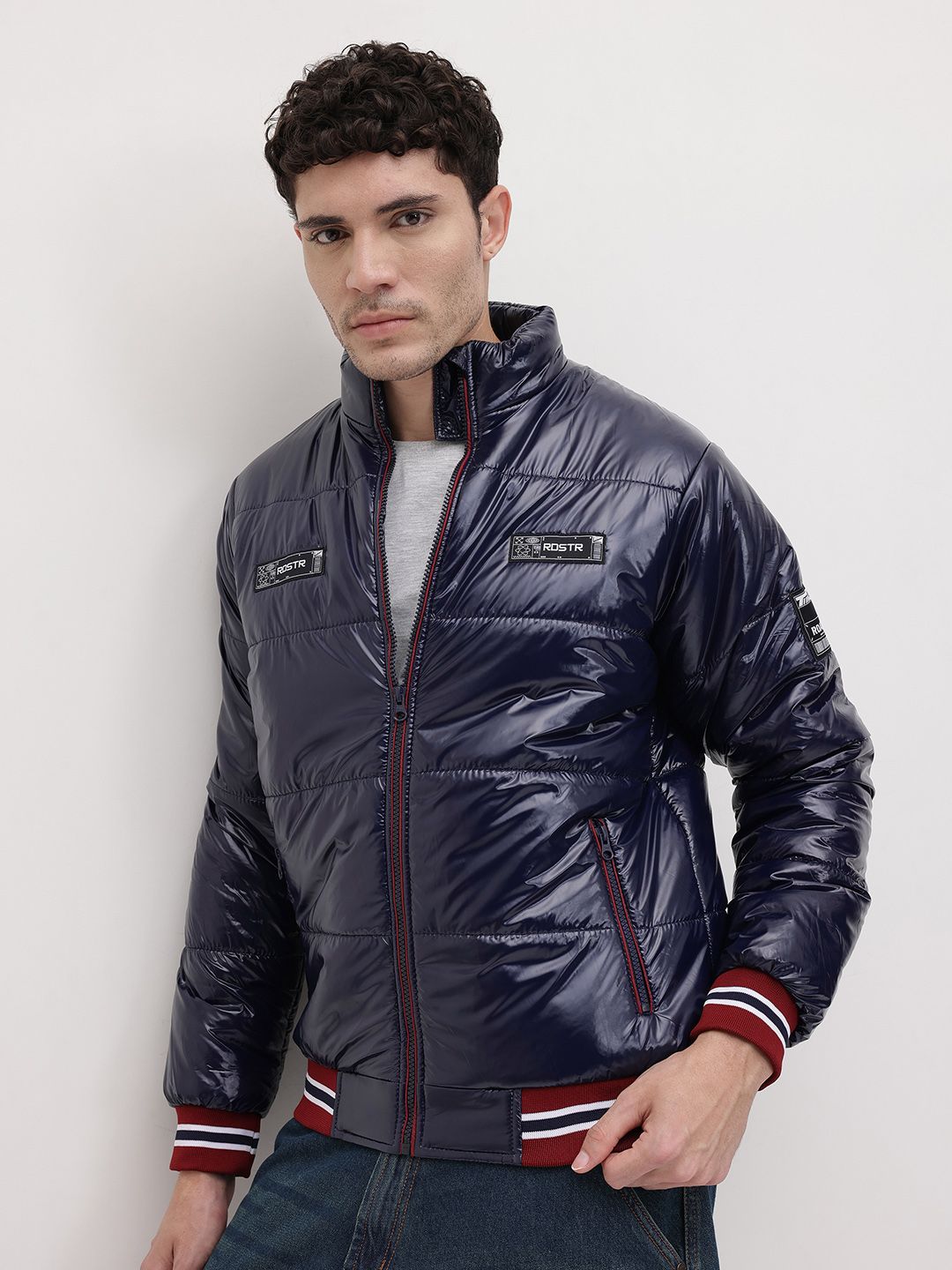 The Roadster Life Co. Mock Collar Padded Jacket