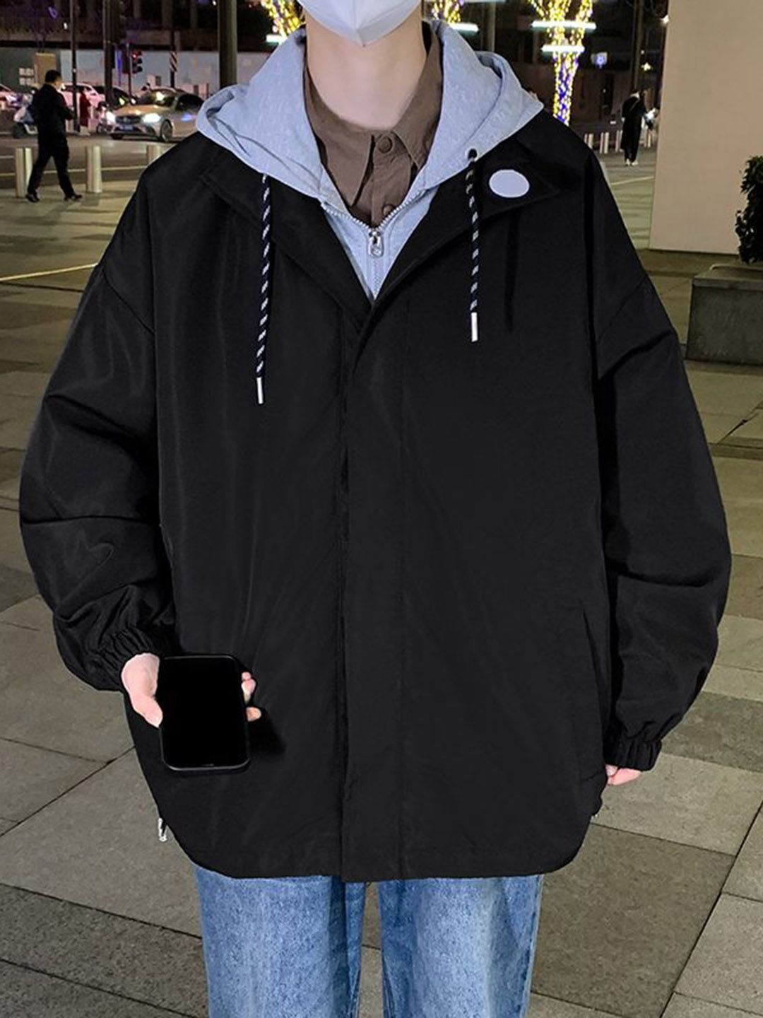 StyleCast x Revolte Men Regular Open Front Jacket