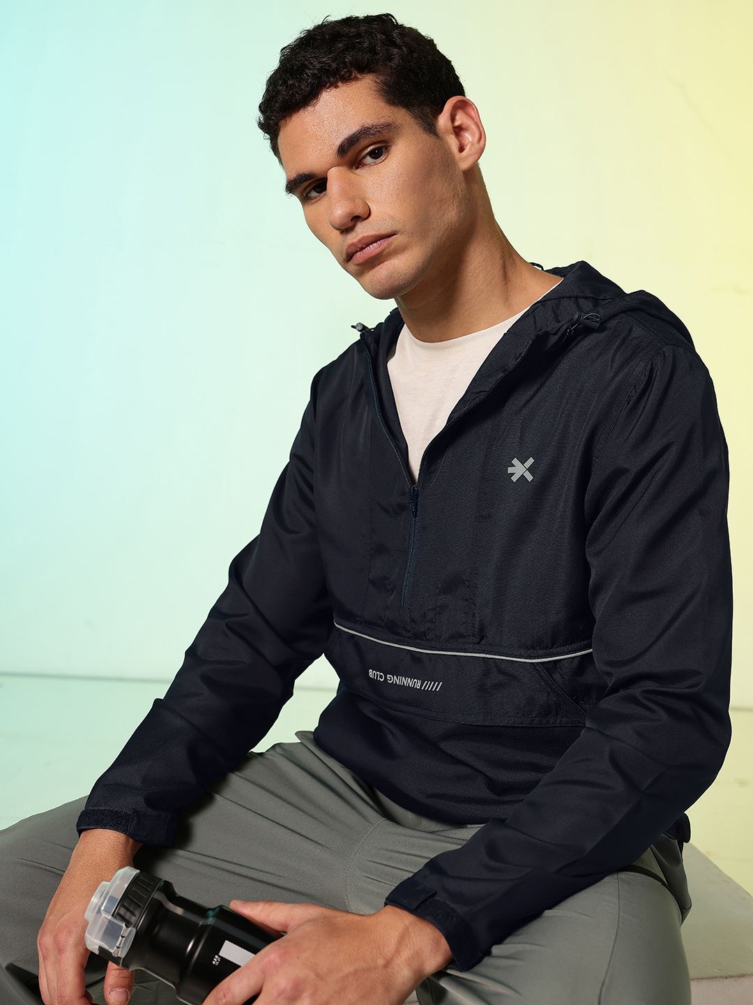 HRX by Hrithik Roshan Hooded Running Sporty Jacket