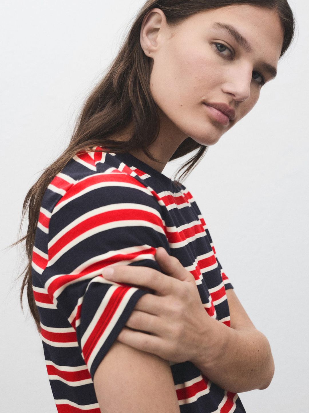 Striped Pure Cotton T-shirt
