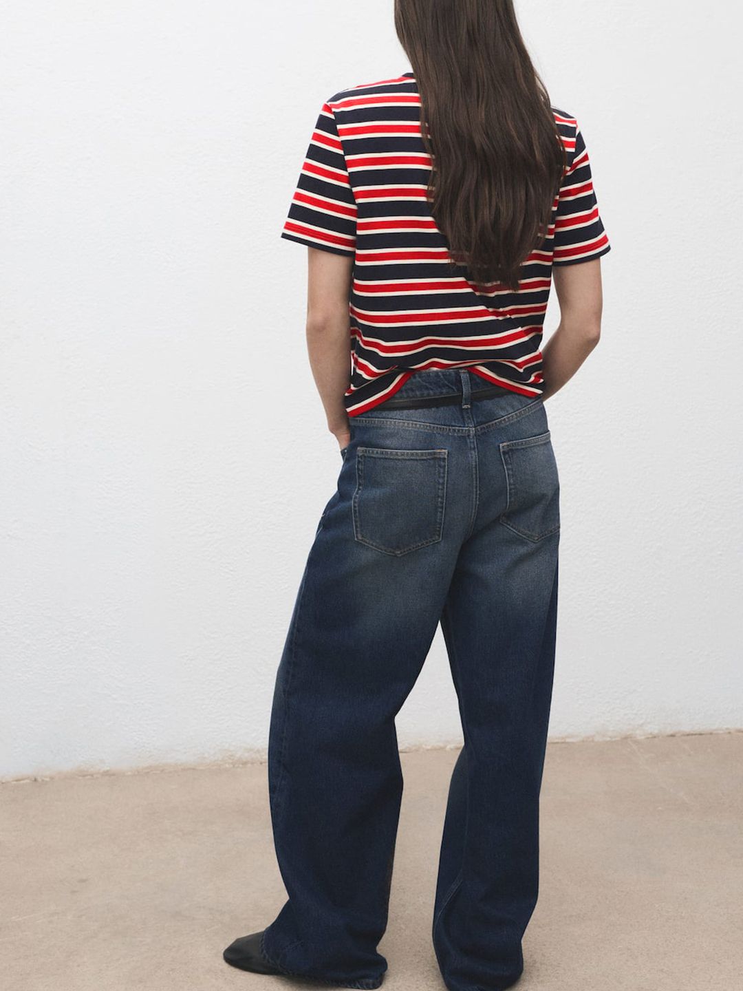 Striped Pure Cotton T-shirt