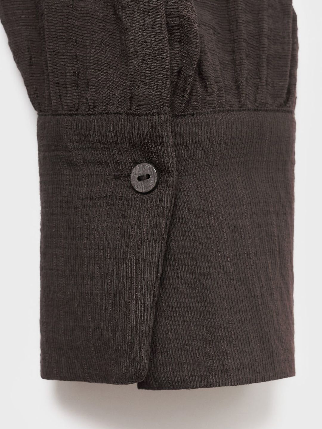 Tie-Up Neck Shirt Style Top