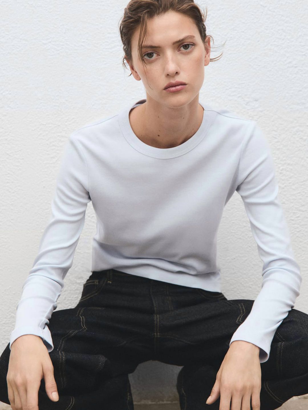 Round Neck Pure Cotton T-shirt