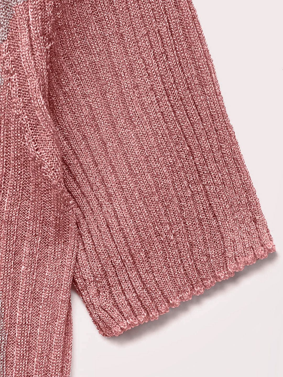 V-Neck Lurex Top