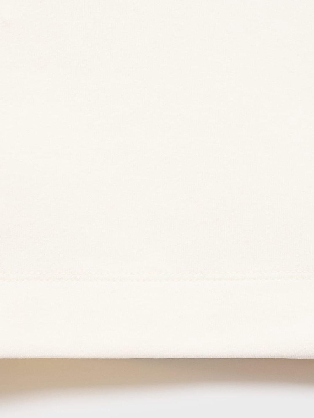 Drop-Shoulder Sleeves Knitted Boxy T-shirt