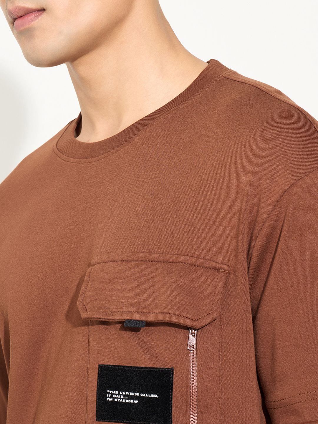 Buy Street 808 by Pantaloons Men Round Neck Relaxed Fit T-shirt