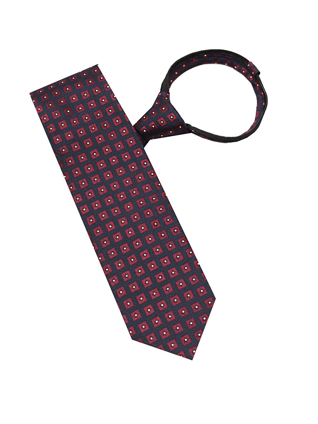 Leonardi Men Woven Design Skinny Tie