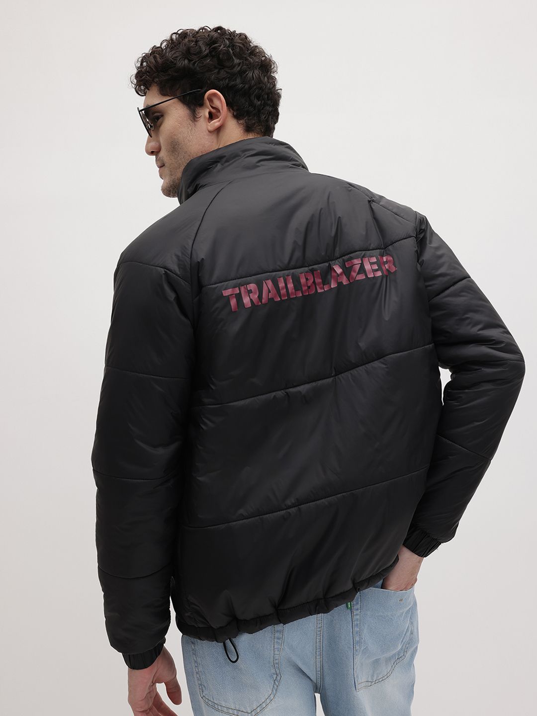 The Roadster Life Co. Typography Print Padded Jacket