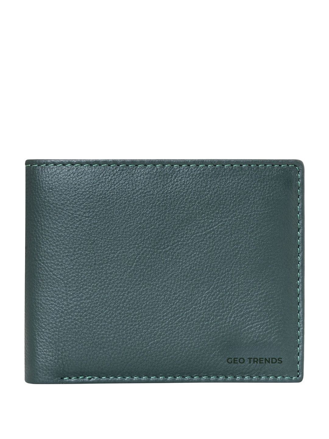 GEO TRENDS Men Leather Textured Two Fold Wallet
