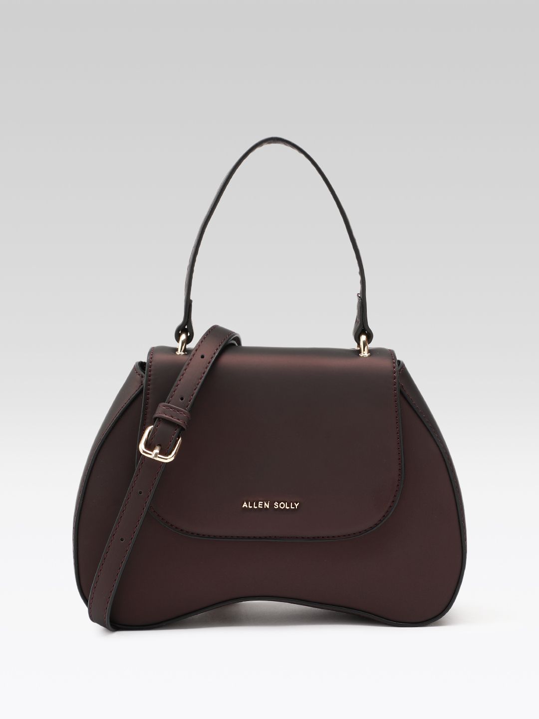 Allen Solly Allen Solly Solid Structured Satchel