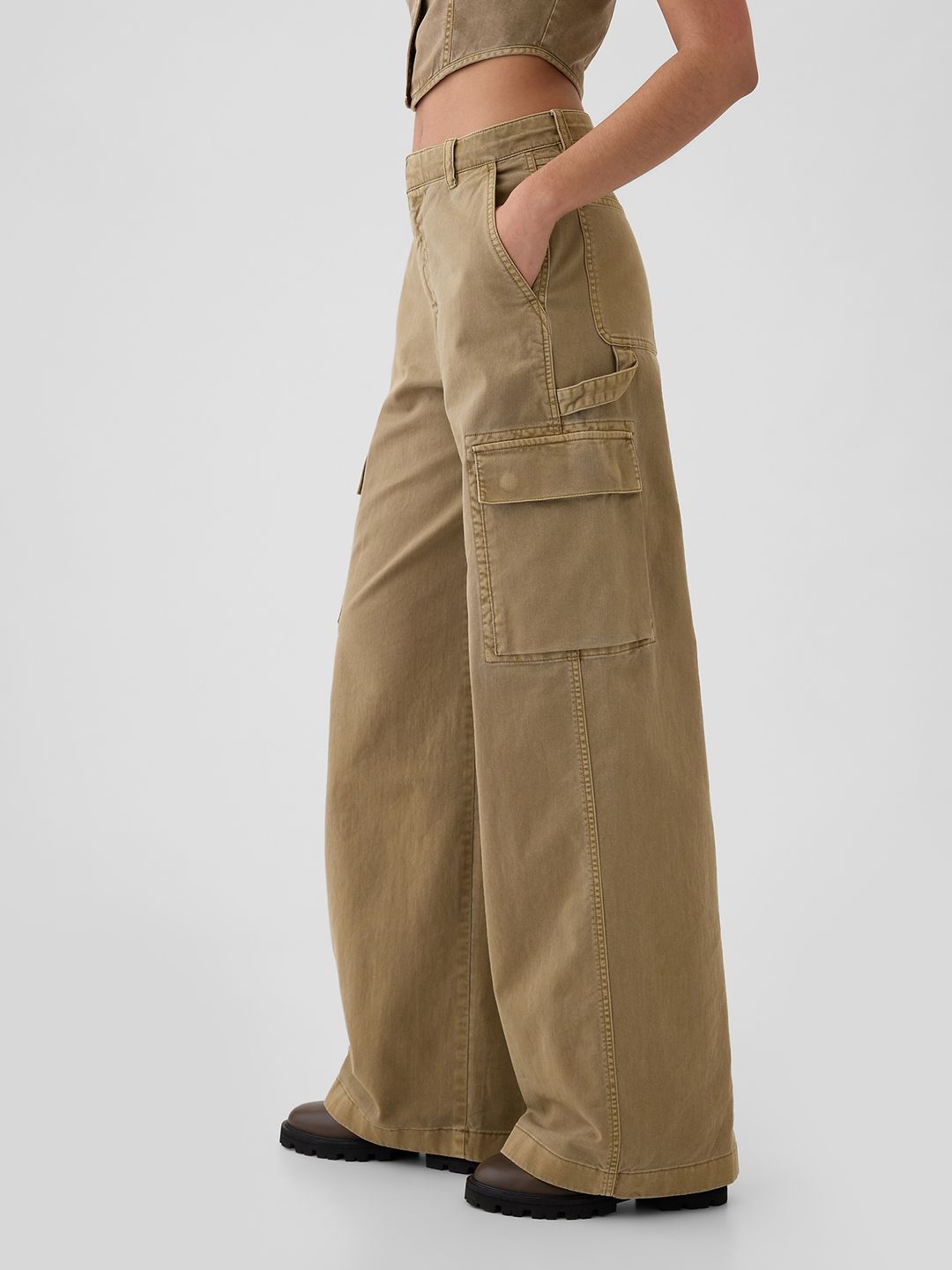 Pure Cotton Baggy Cargos