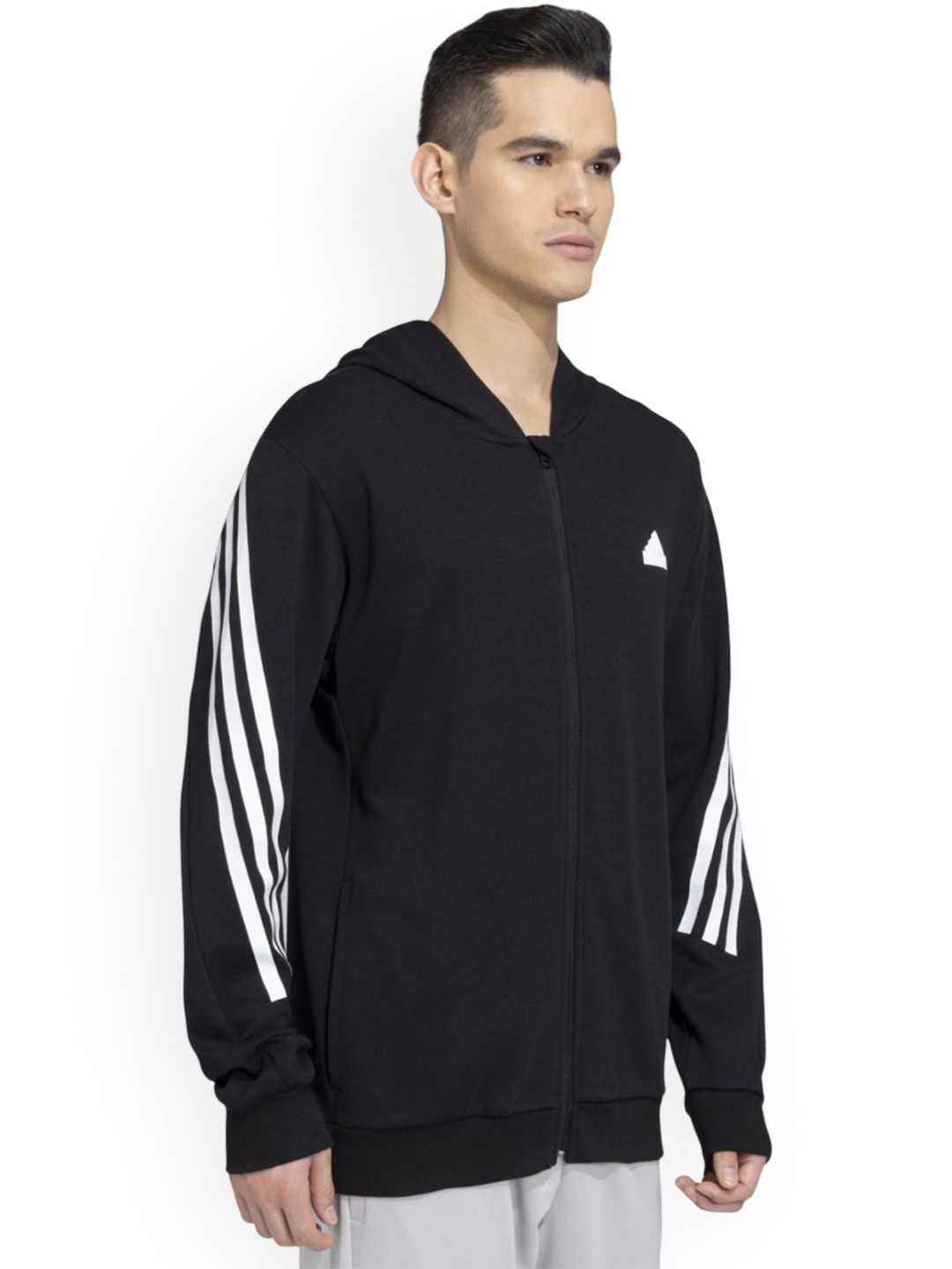 Buy ADIDAS Future Icons 3 Stripes Full-Zip Hoodie - Sweatshirts