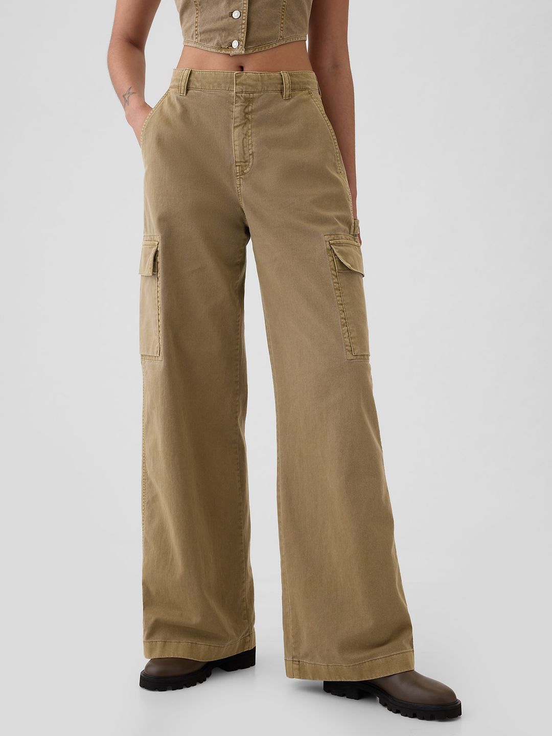 Pure Cotton Baggy Cargos
