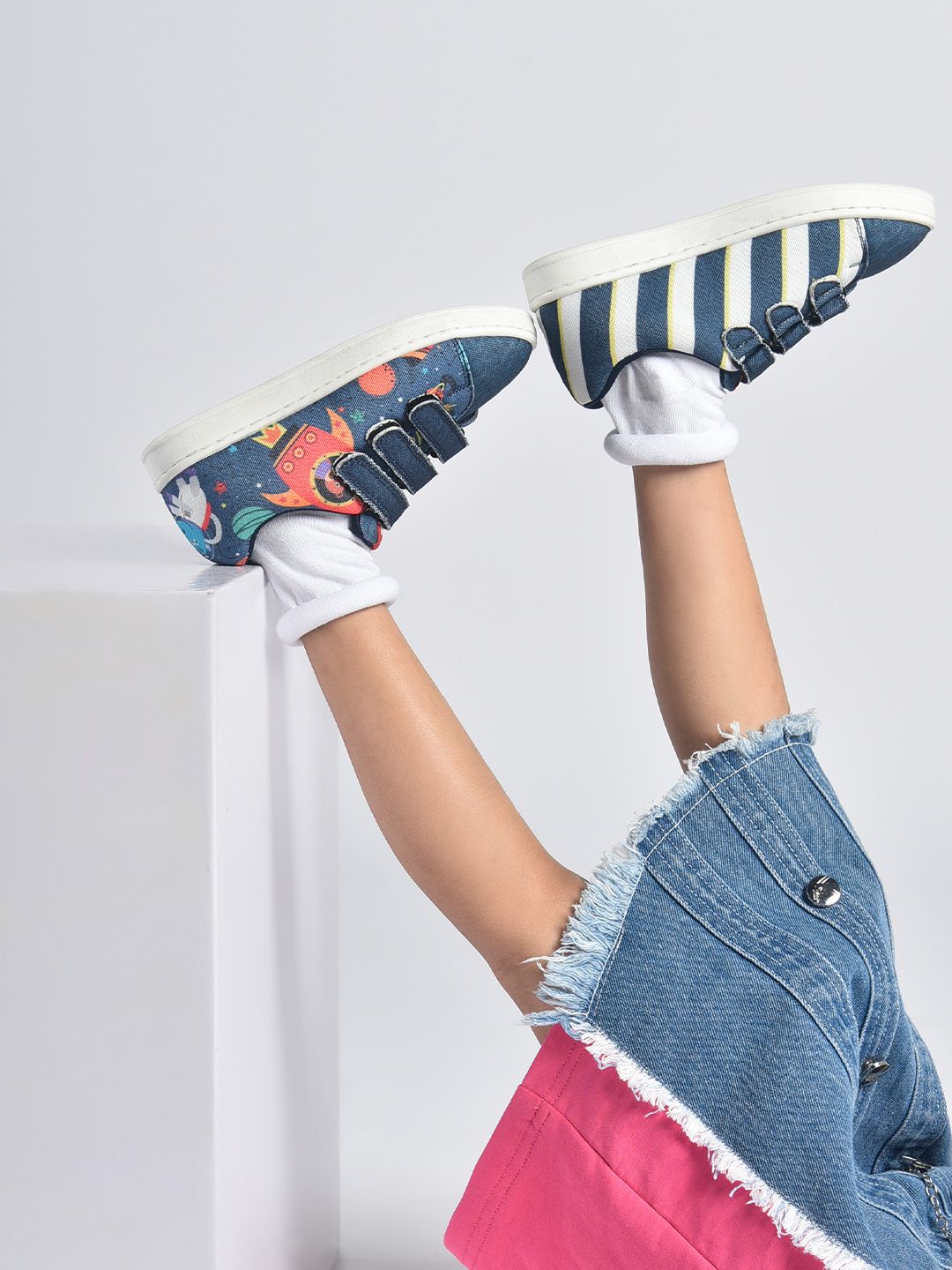 HOPUP Unisex Kids Colourblocked Sneakers