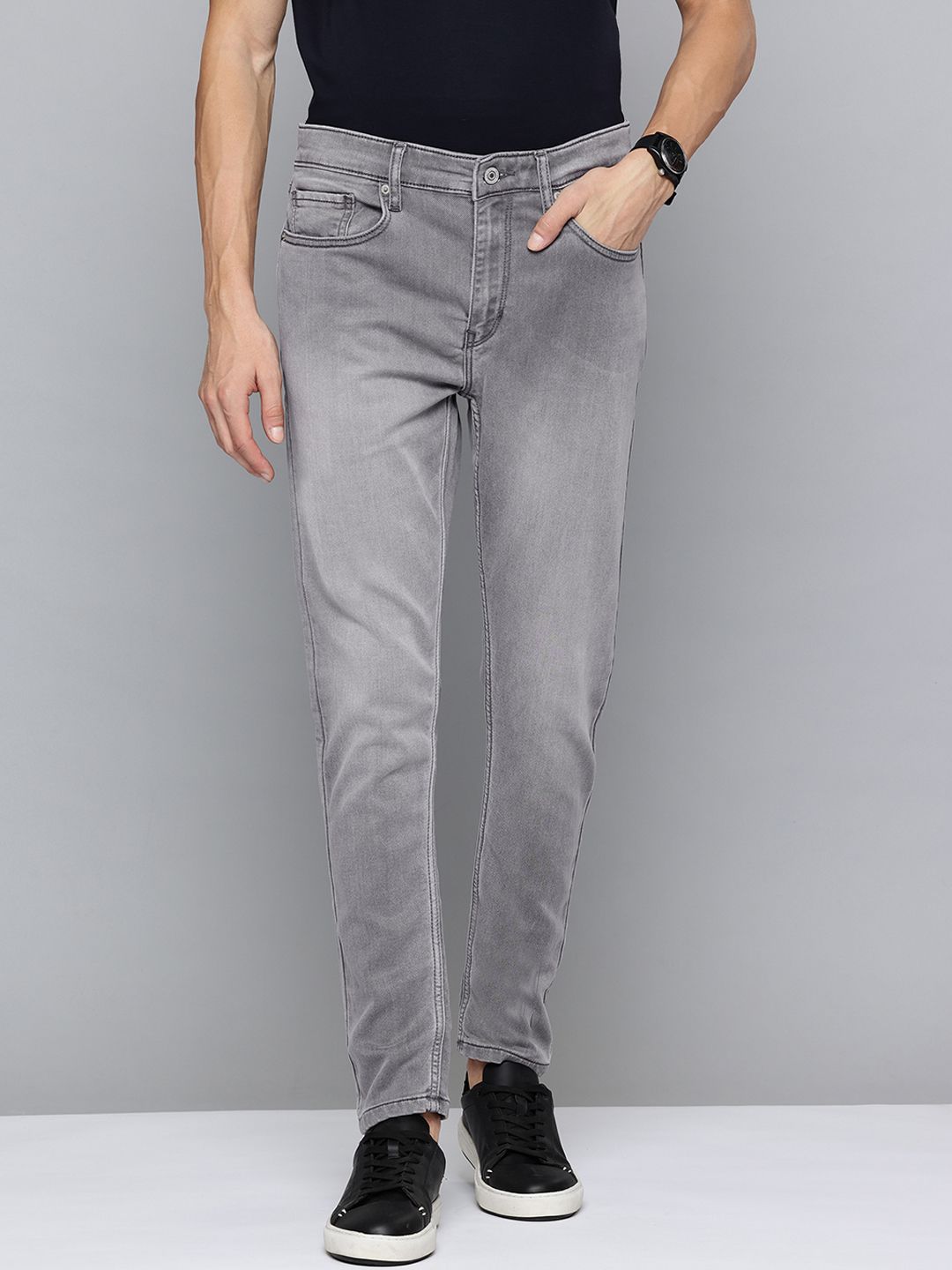Flying Machine Flying Machine Men Slim Tapered Fit Mid-Rise Light Fade Jeans