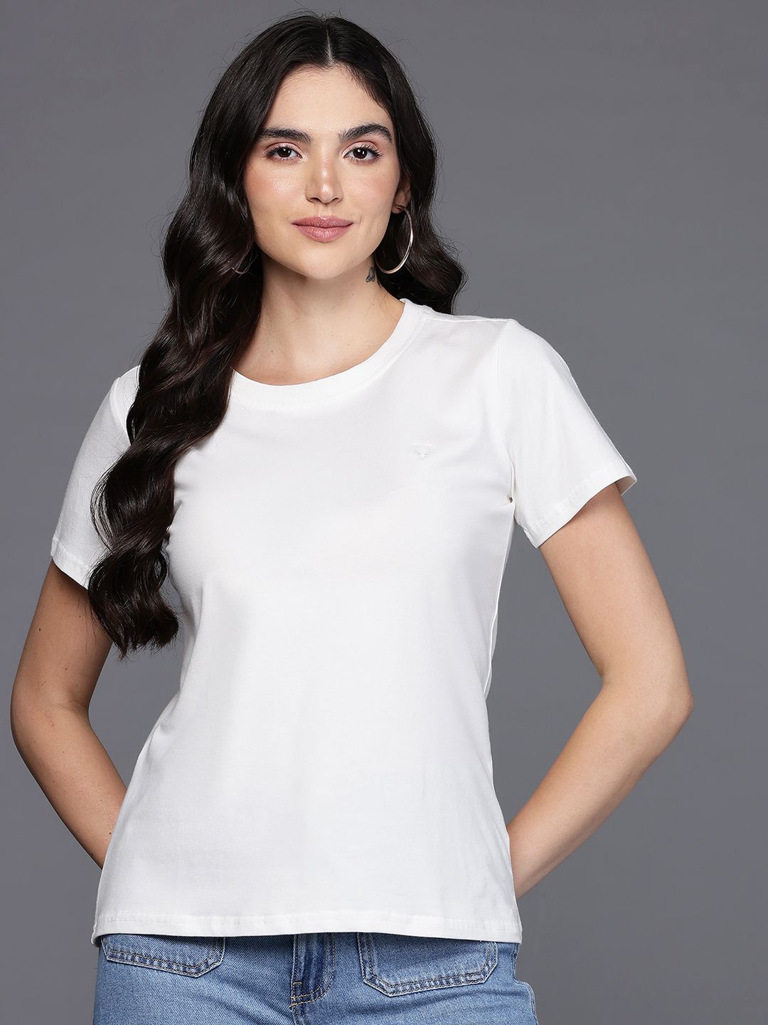 Allen Solly Woman Round Neck T-shirt