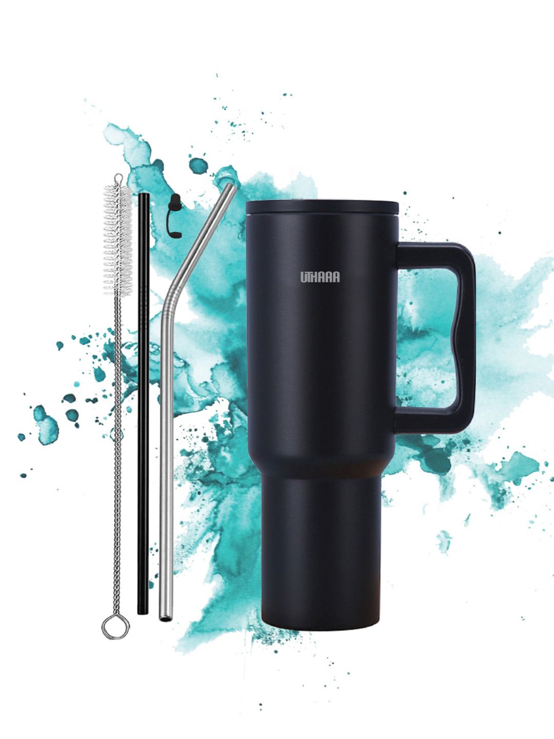 Buy Uthaaa Carbon Black Double Wall Vacuum Insulated Stainless