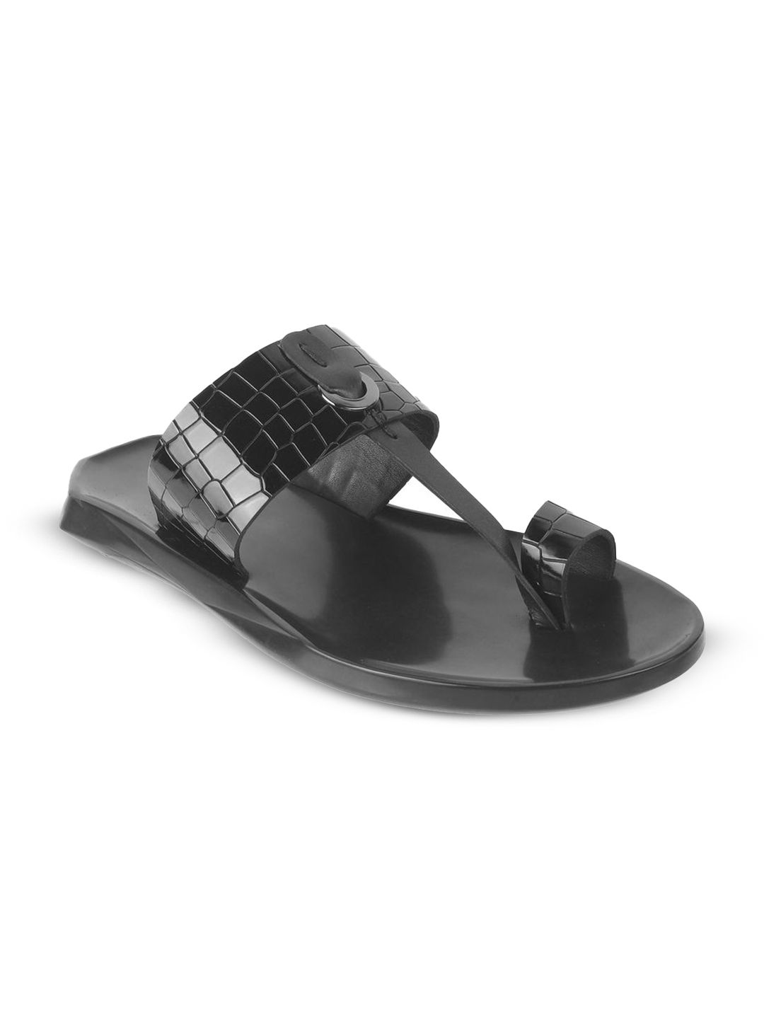 Mochi Men Leather Slip-On Comfort Sandals