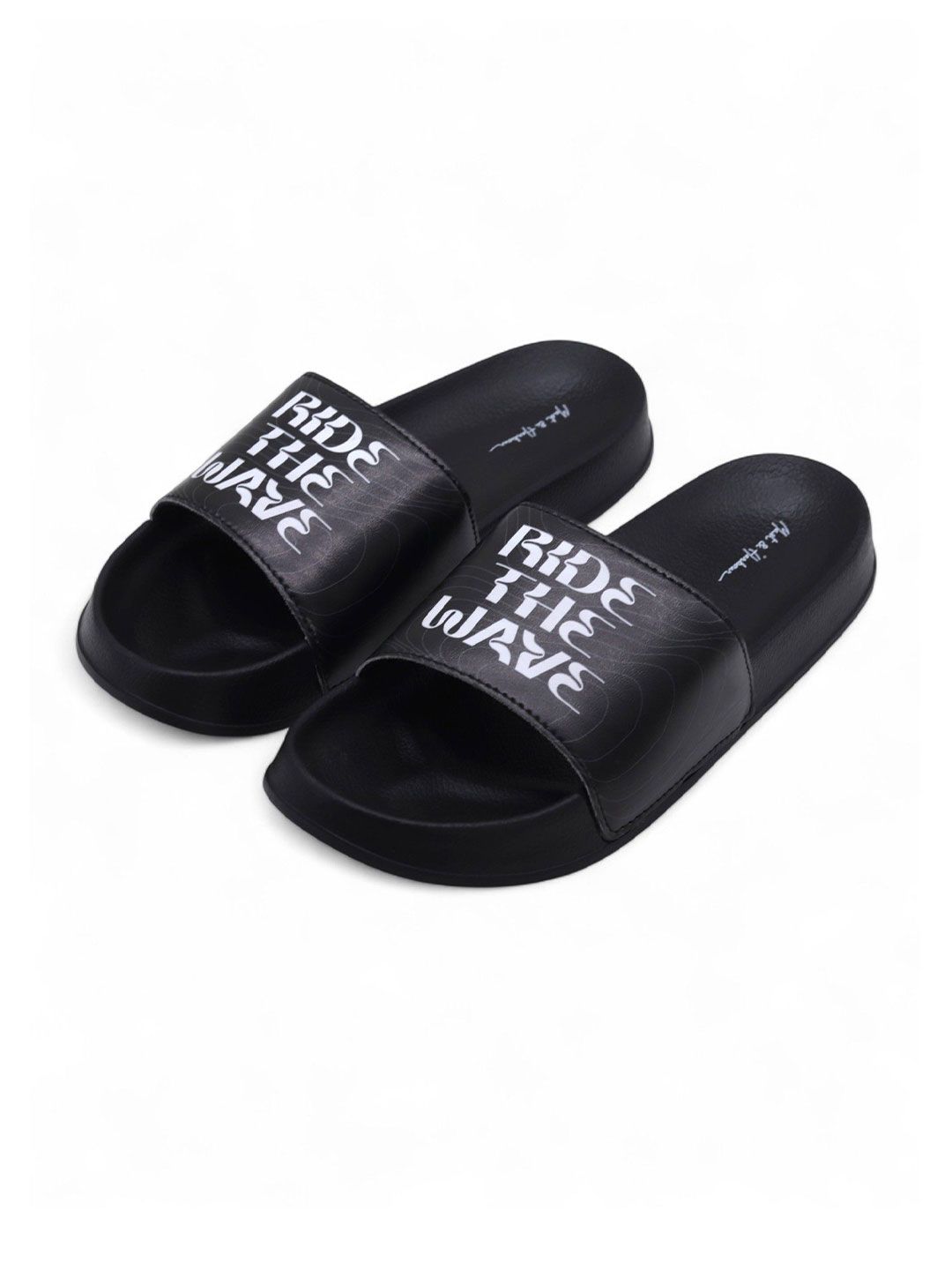Mast & Harbour Typography Printed Comfortable Sliders