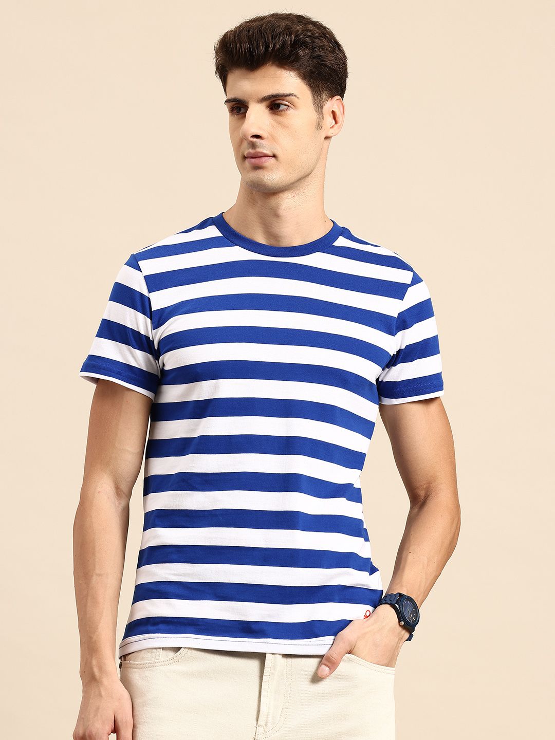 United Colors of Benetton Horizontally Striped T-shirt