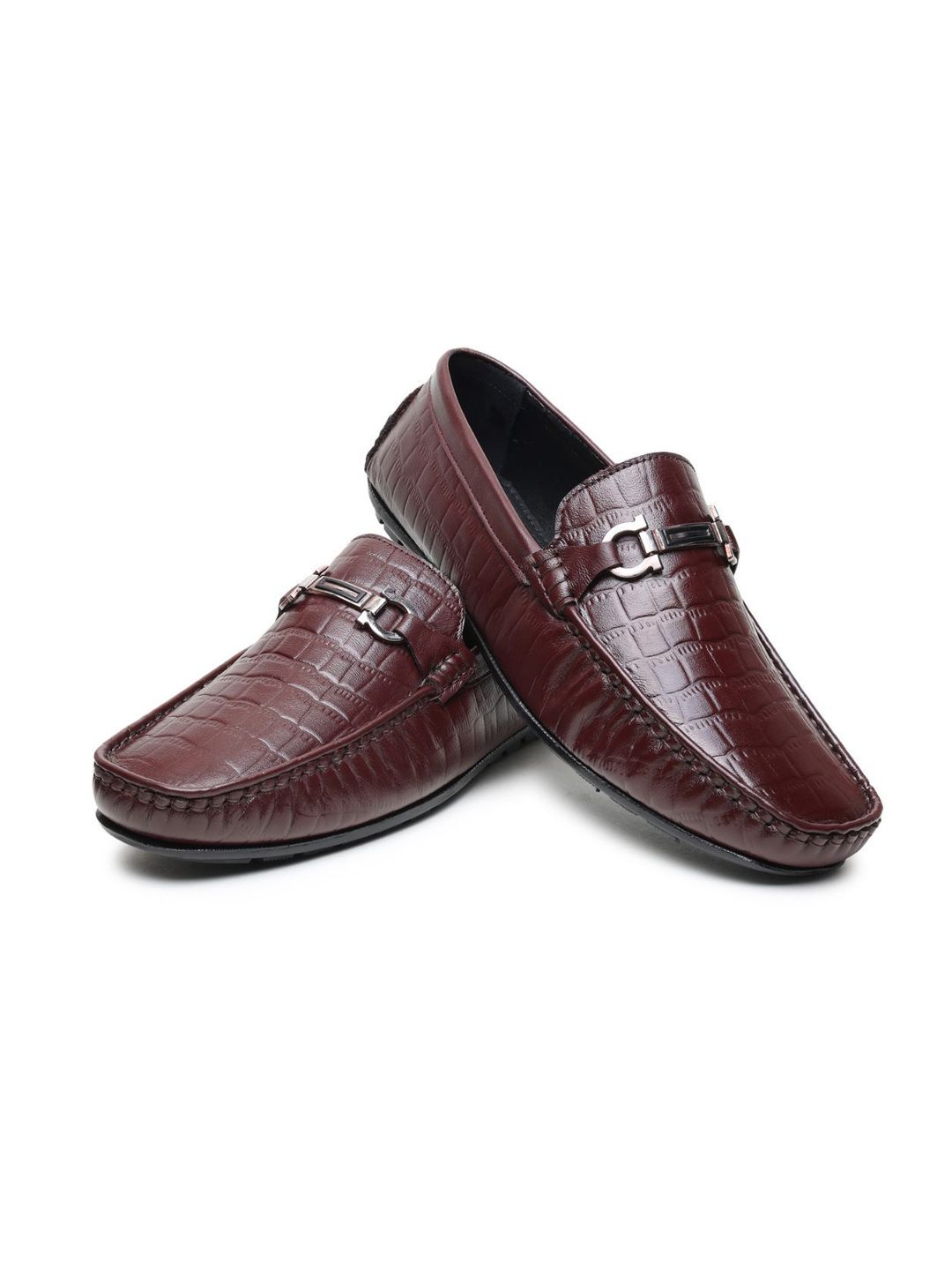 Hayes London Men Brown Formal Driving Shoes