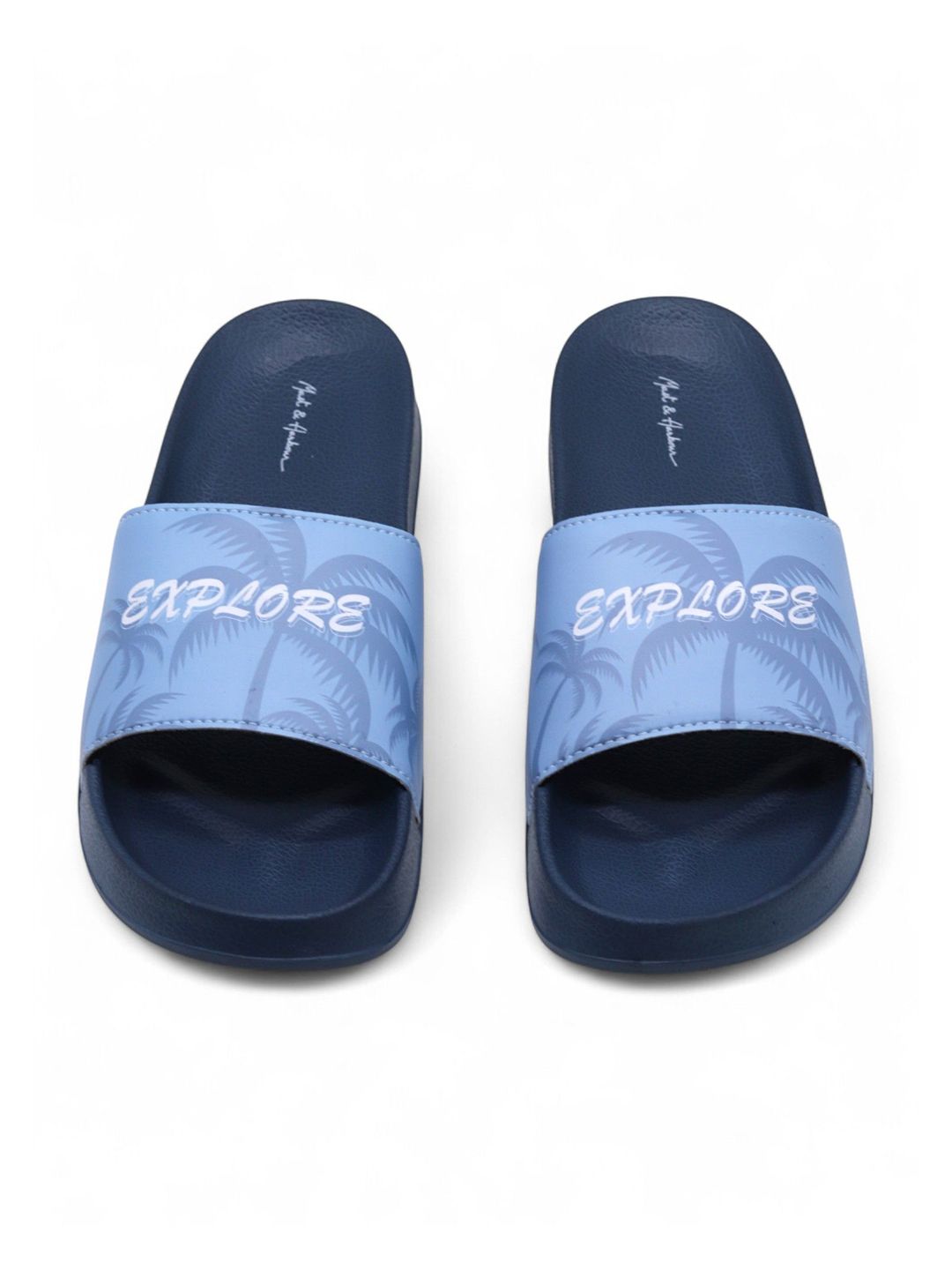 Mast & Harbour Typography Printed Comfortable Sliders