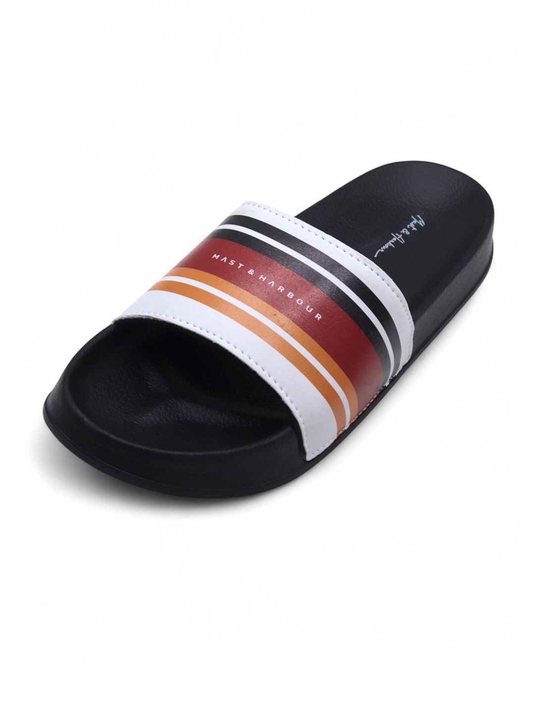 Mast & Harbour Typography Printed Comfortable Sliders