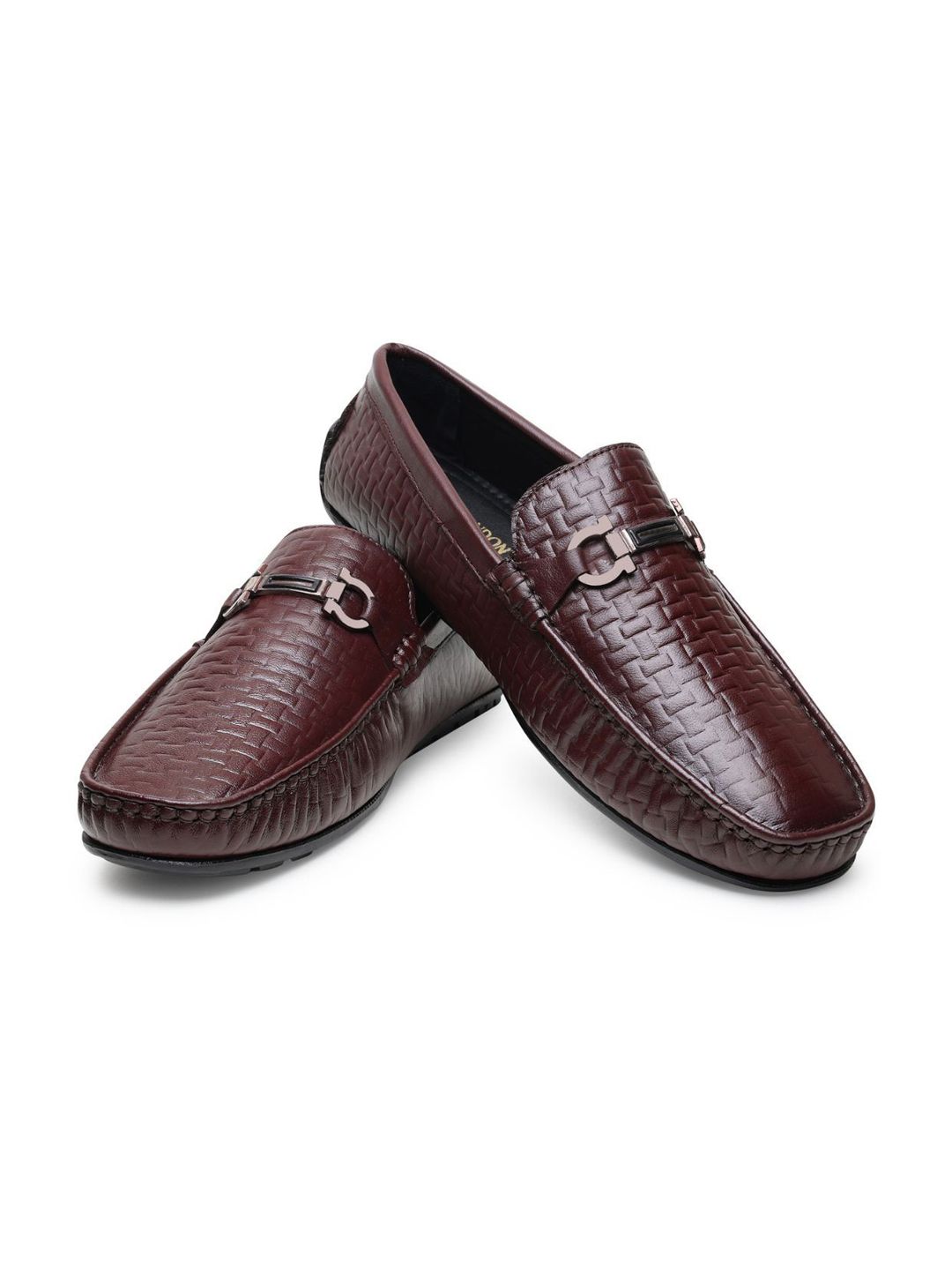 Hayes London Men Brown Formal Driving Shoes