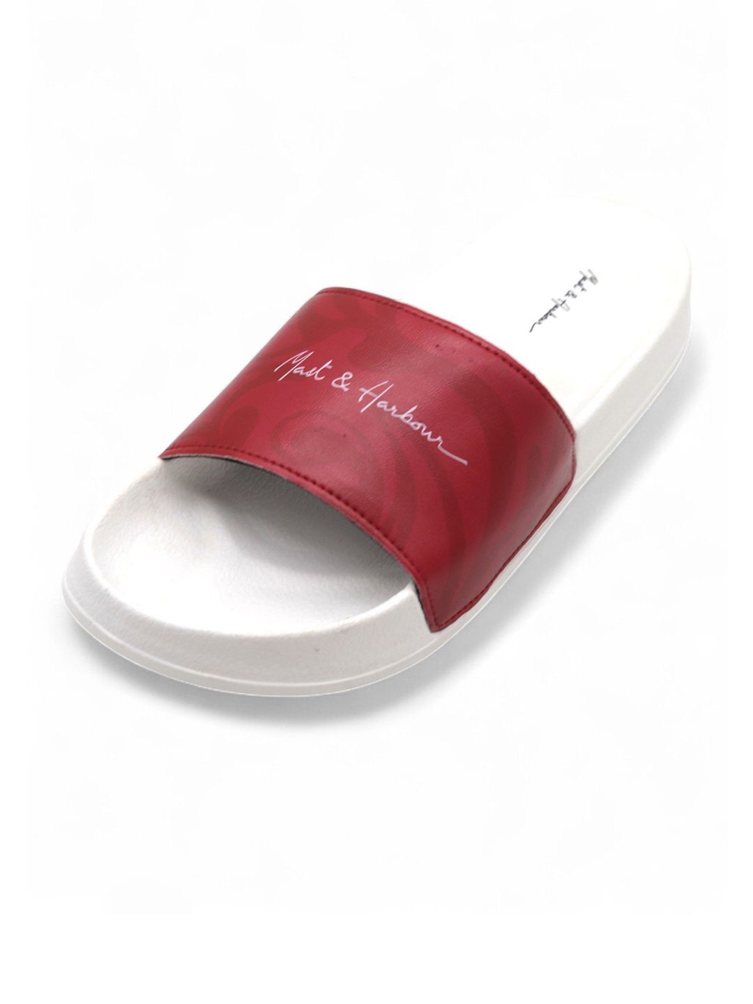 Mast & Harbour Typography Printed Comfortable Sliders