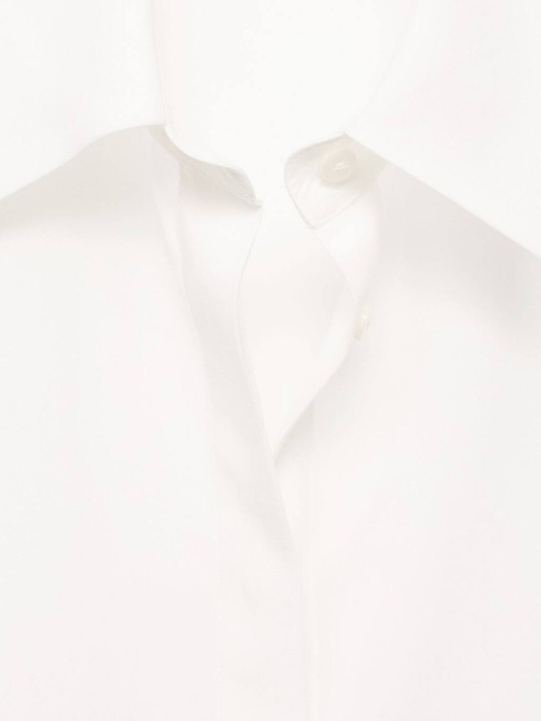 Concealed Button Placket Shirt