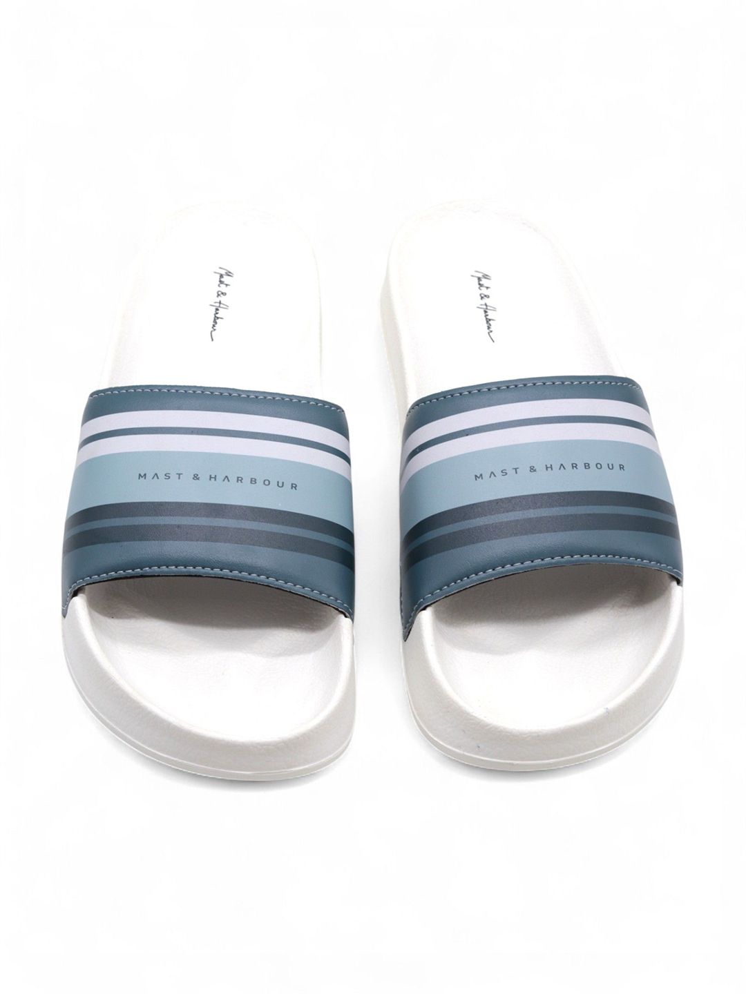 Mast & Harbour Typography Printed Comfortable Sliders