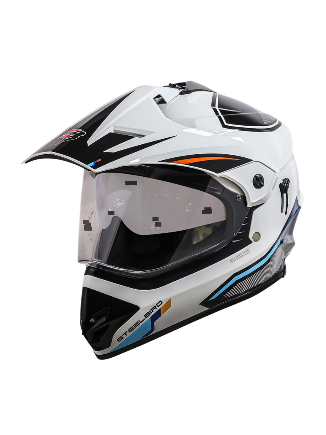 Steelbird SBH 13 ISS Racer Double Visor Full Face Helmet