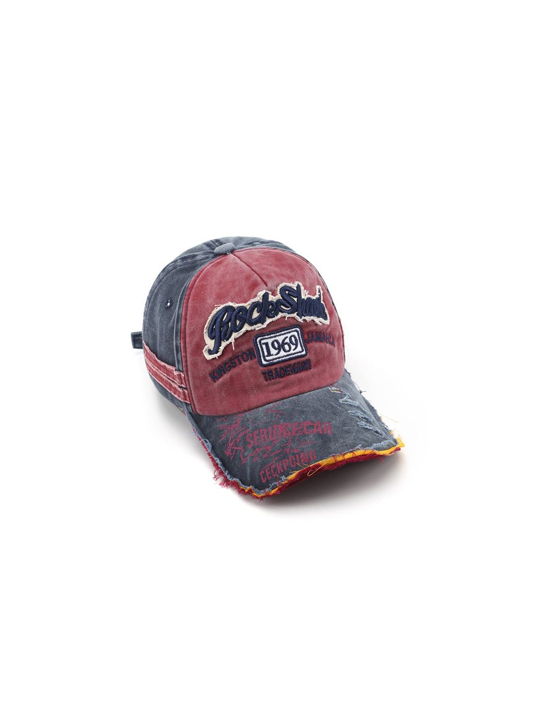 StyleCast x Revolte Men Colourblocked Baseball Cotton Cap