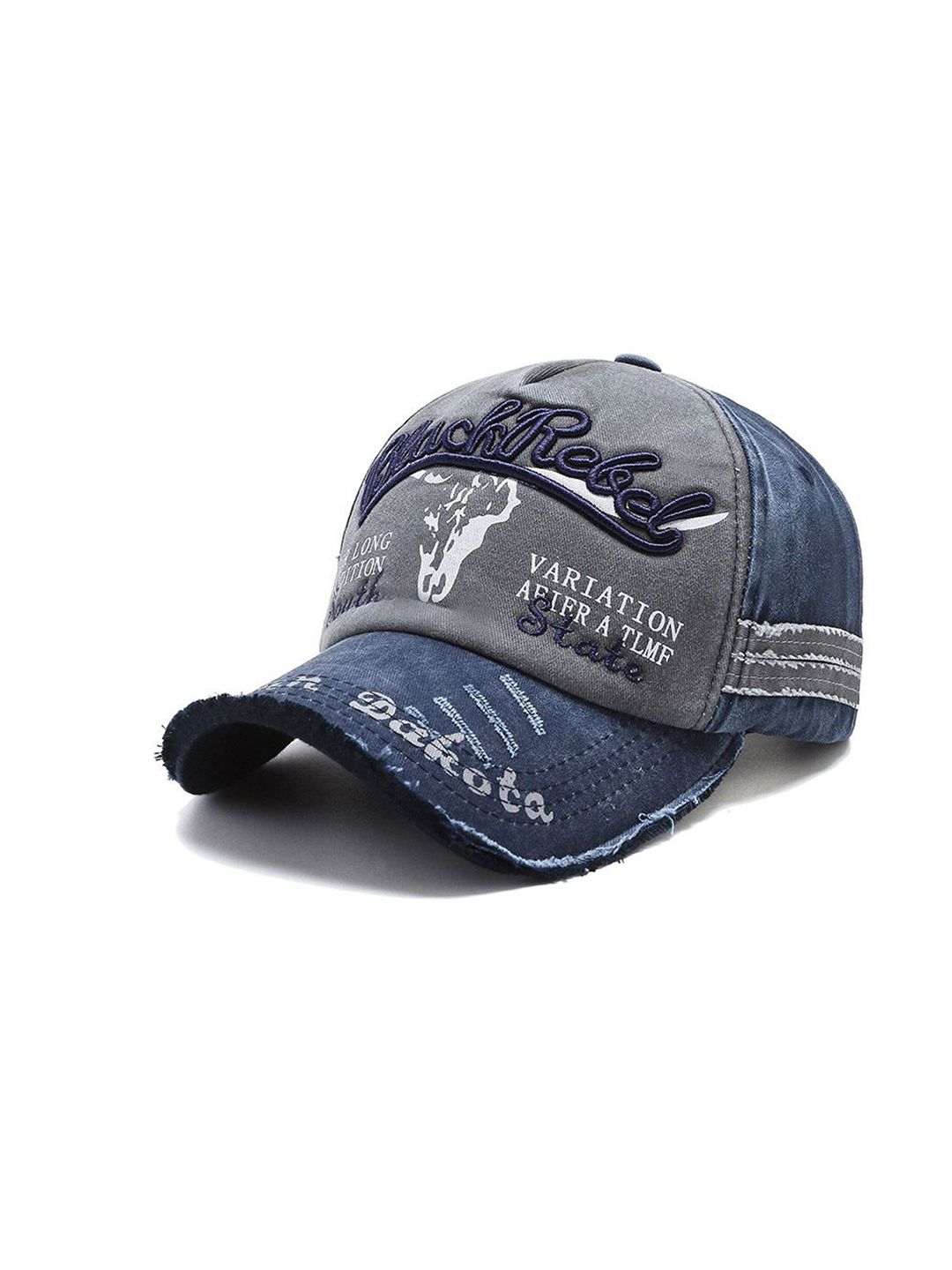 StyleCast x Revolte Men Embroidered Cotton Canvas Baseball Cap
