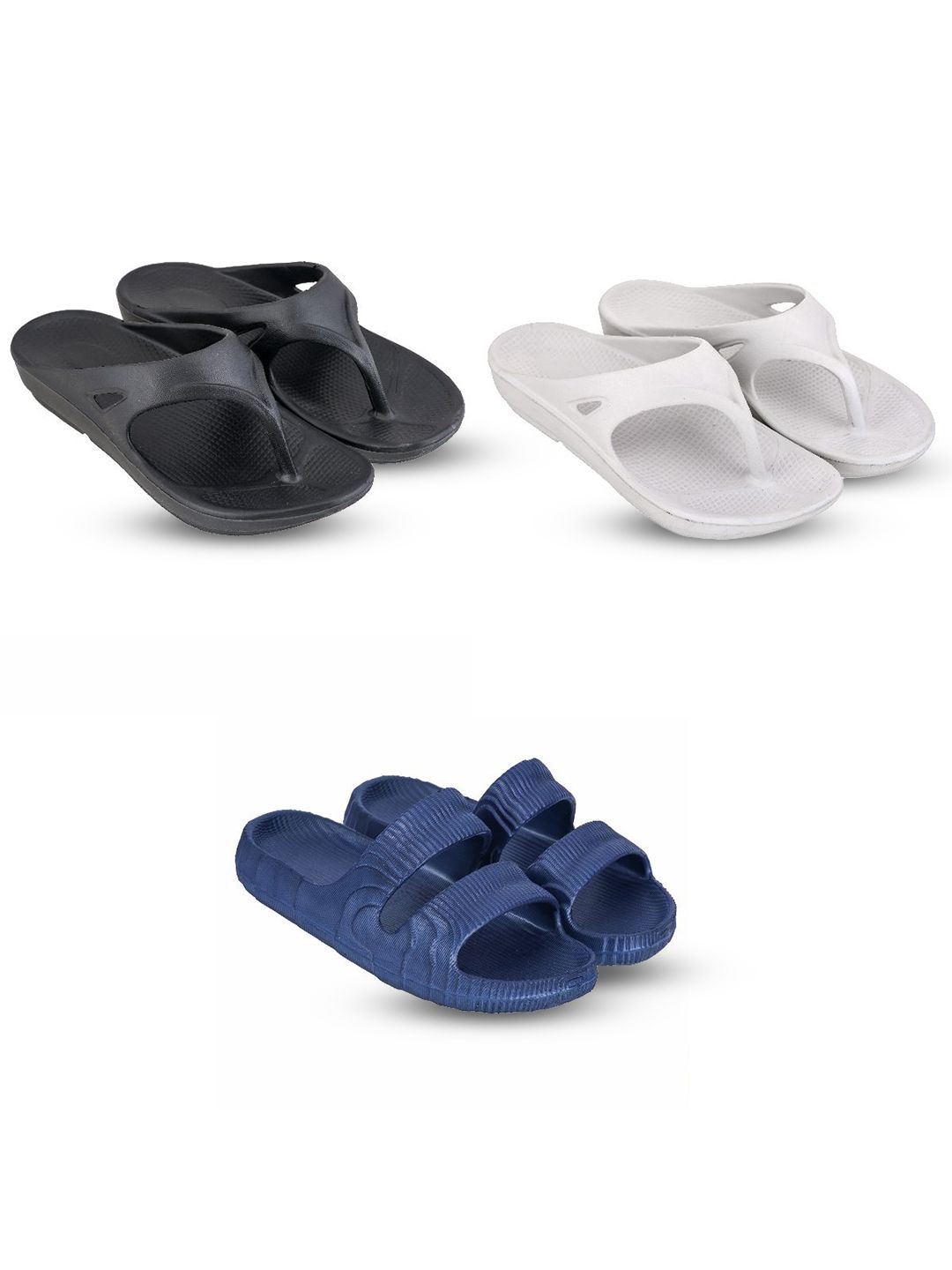 Feel alive Men Set of 4 Ultra-Comfortable Sliders