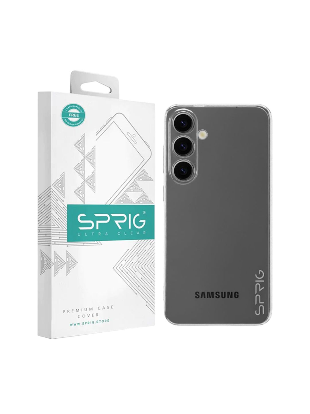 SPRIG Samsung Galaxy F36 TPU UV Grade Back Cover