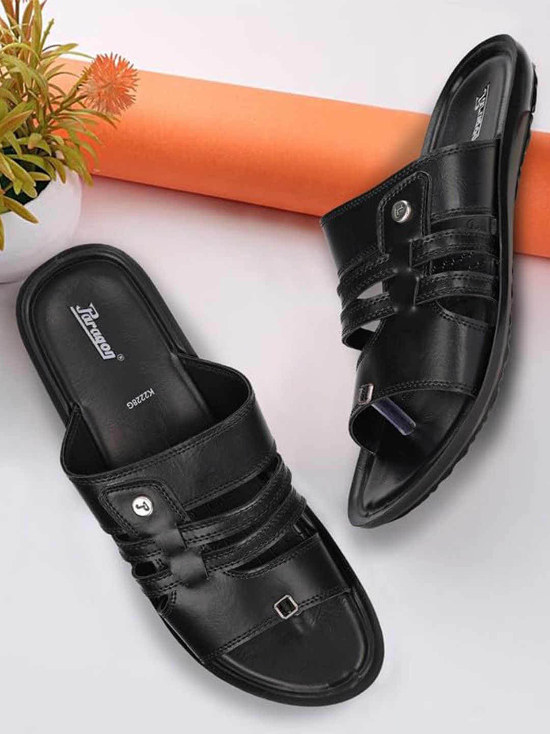 Paragon Men Sturdy Construction Ethnic Comfort Sandals