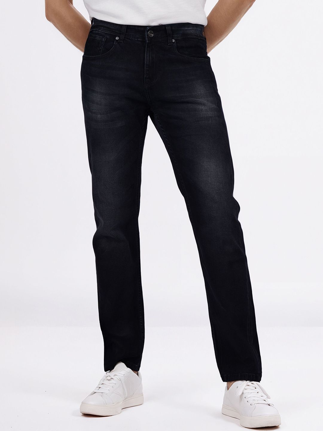 Celio Men Jean Straight Fit Mid-Rise Stretchable Jeans