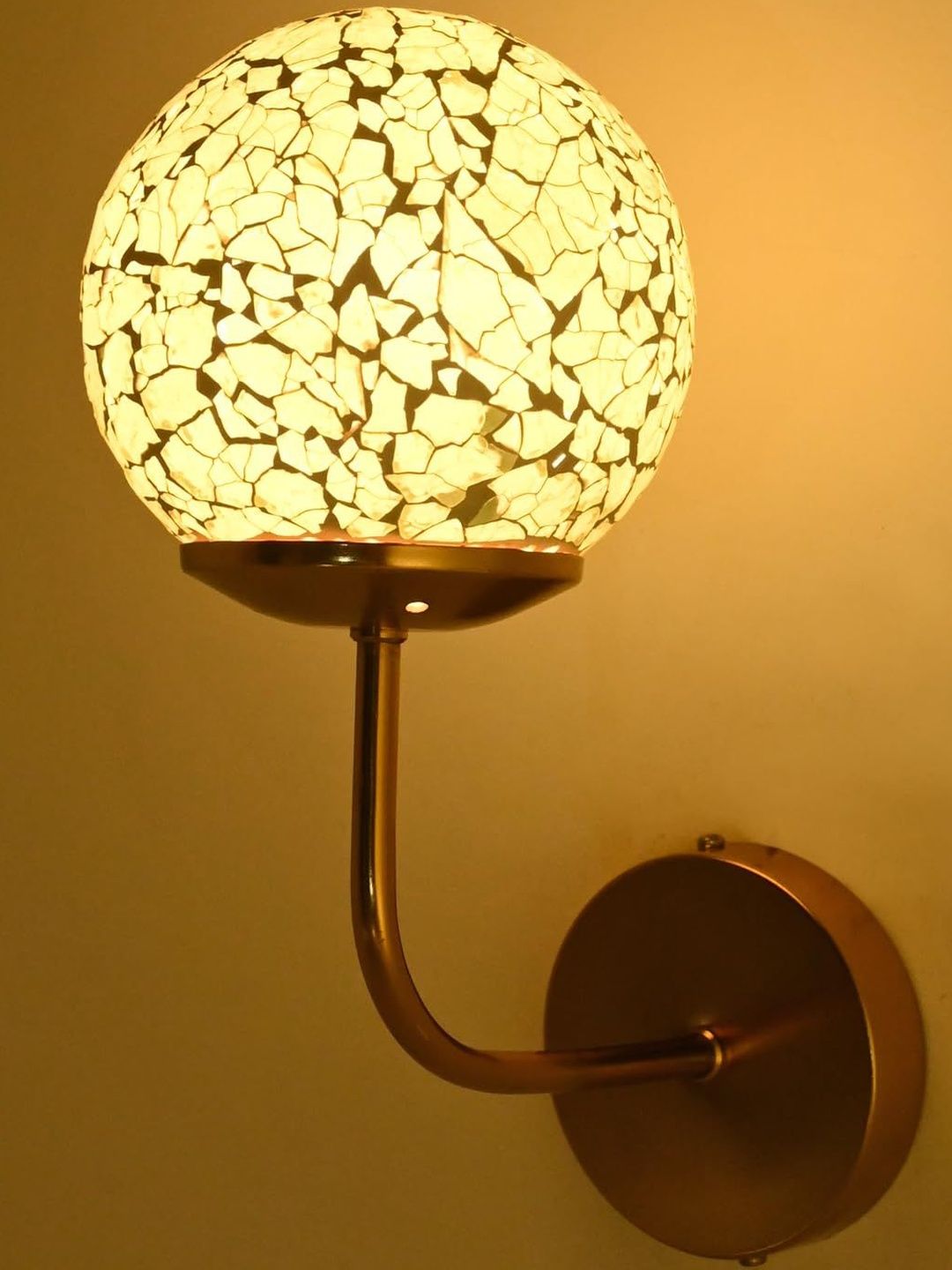 1ST TIME Green Printed Glass Traditional Cylinder Wall Lamps Wall Lamps
