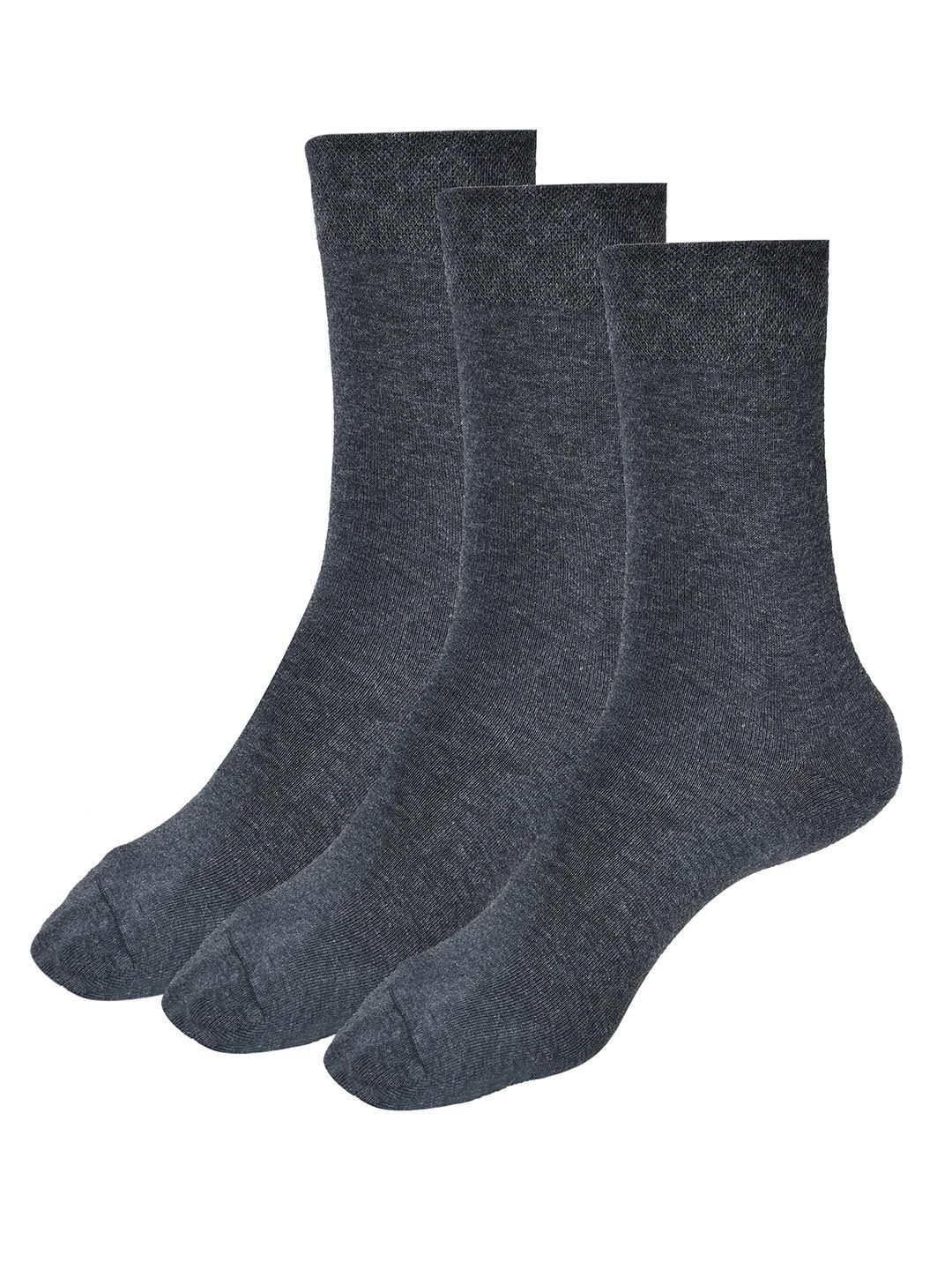 ROYAL SON Unisex Pack Of 3 Cotton Calf Length Socks
