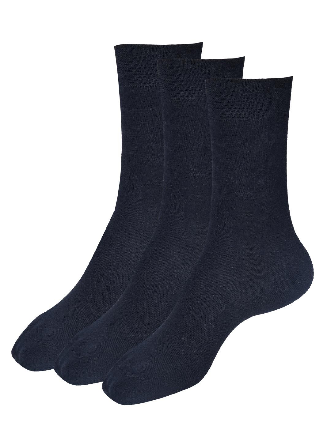 ROYAL SON Unisex Pack Of 3 Cotton Calf Length Socks
