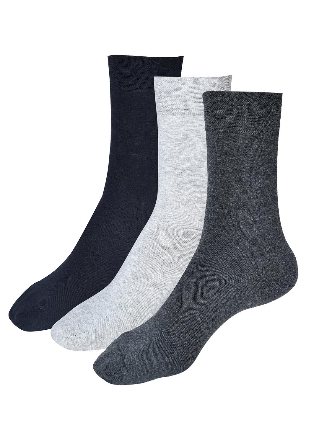 ROYAL SON Unisex Pack Of 3 Cotton Above Ankle Length Socks