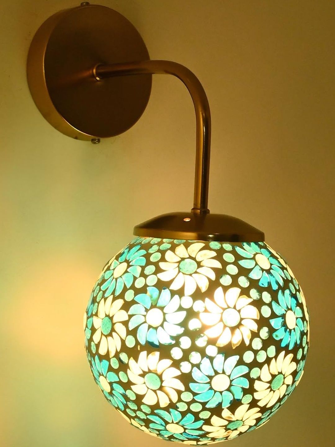 1ST TIME Printed Glass Traditional Cylinder Wall Lamps Wall Lamps