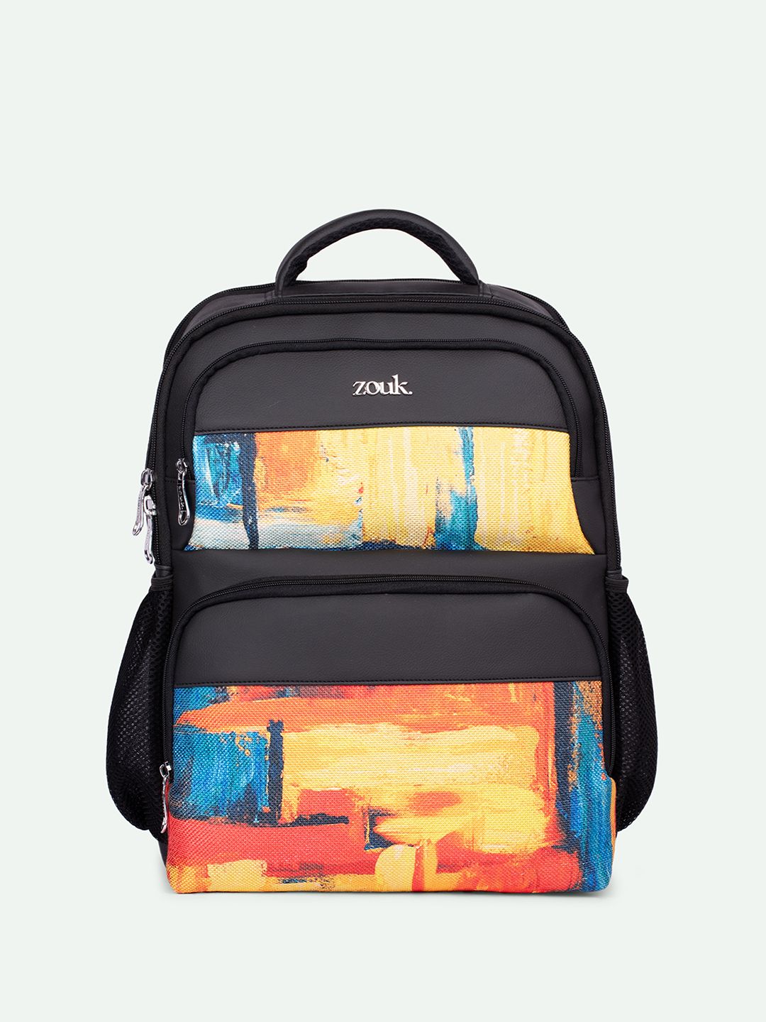 Unisex 16 Inch Medium Backpack ZOUK Unisex 16 Inch Abstract Medium Backpack
