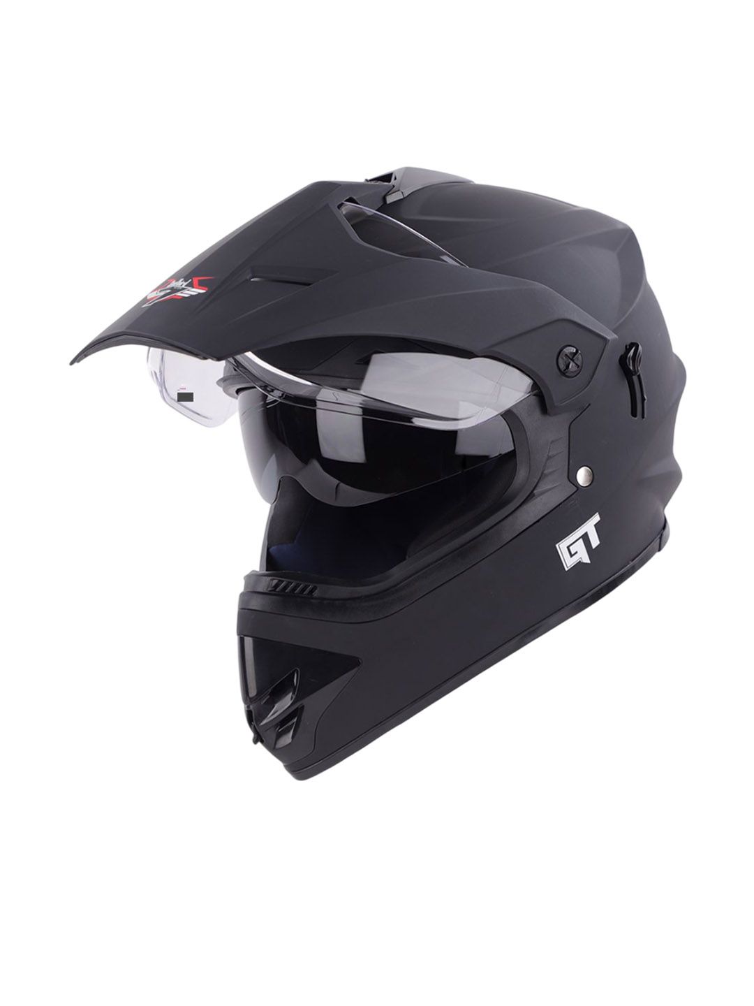 Steelbird SBH 13 Motocross GT ISI Certified Double Visor Full Face Helmet