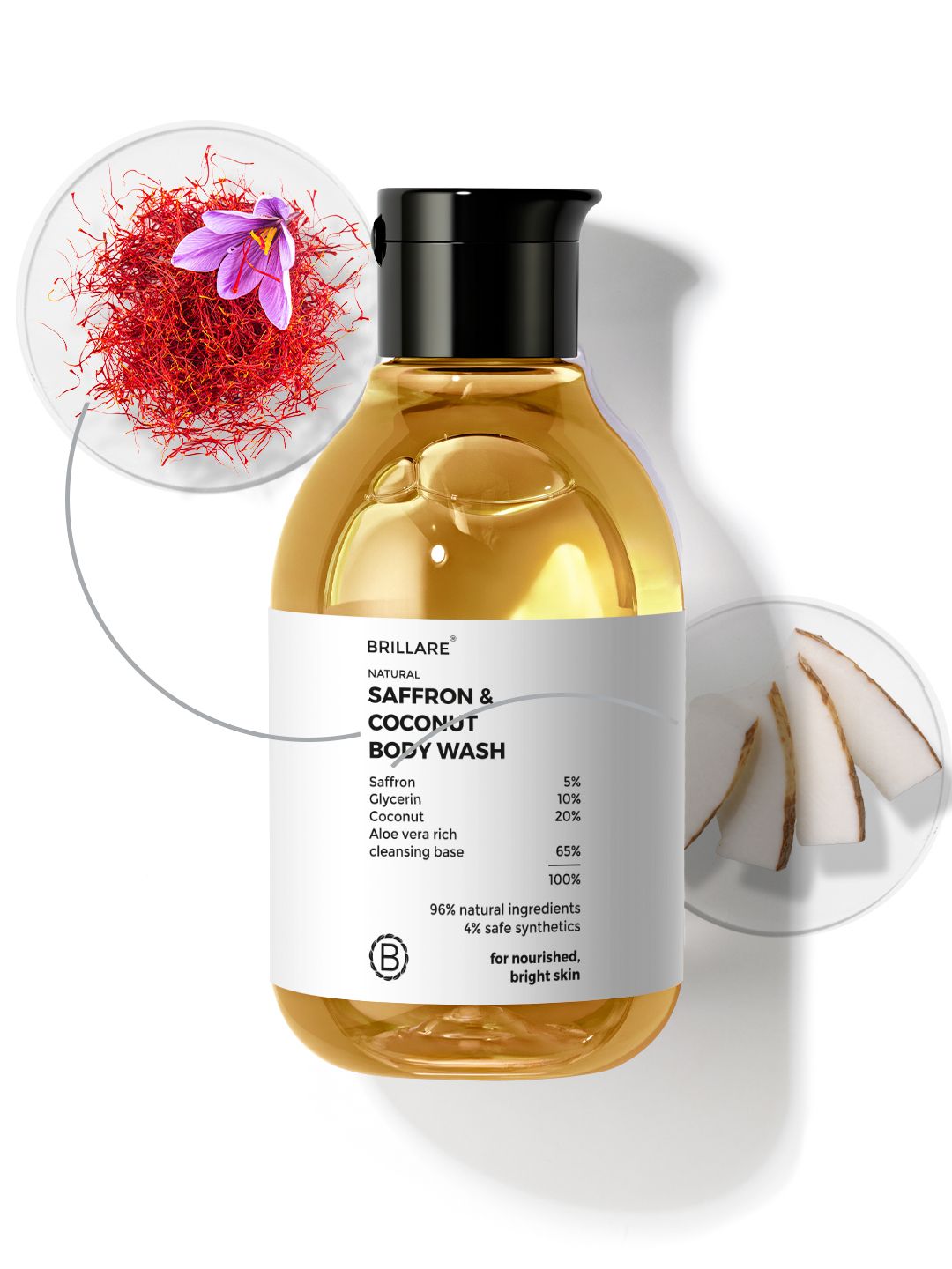 Saffron & Coconut Body Wash - 200 ml deal from myntra Saffron & Coconut Body Wash - 200 ml deal from myntra