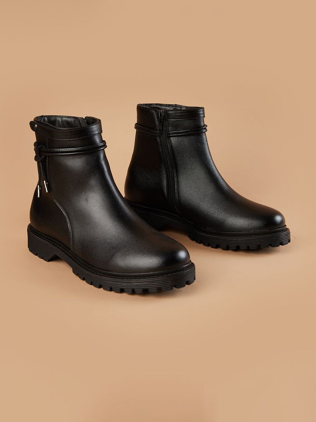 Ginger by Lifestyle Casual Block-Heeled Regular Boots