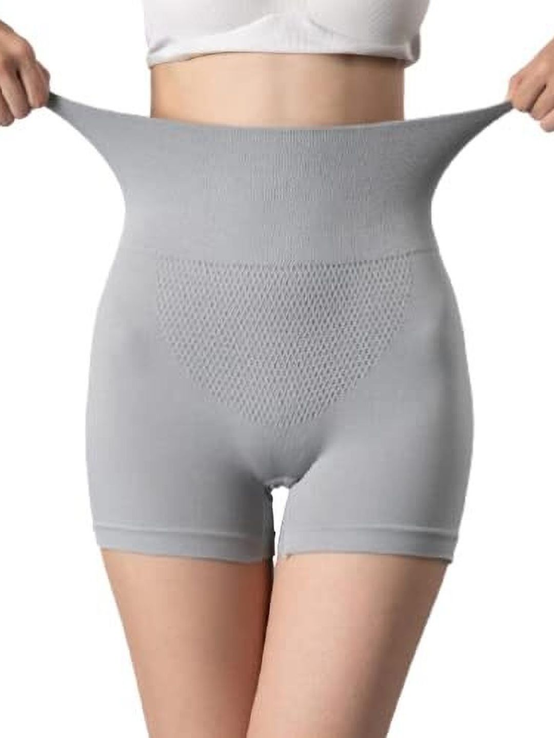 Neska Moda Women Grey Tummy & Thigh Shapewear