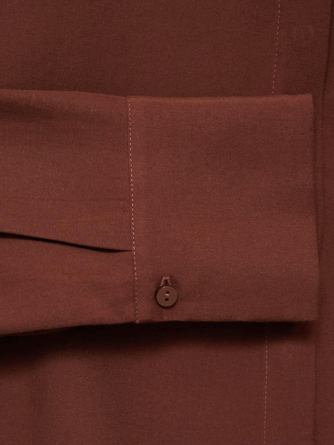 Concealed Button Placket Shirt